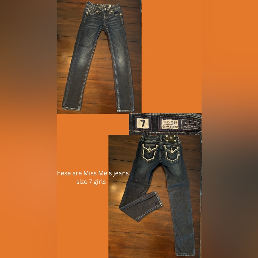 Girls jeans size 7